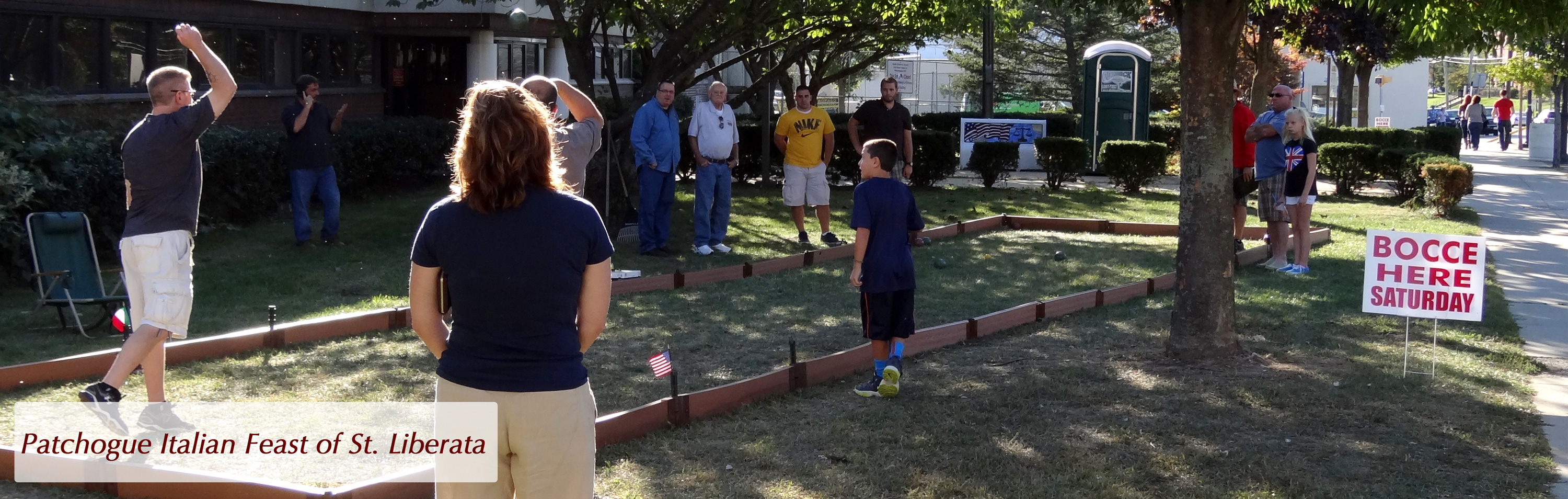 Tradtional bocce tournament